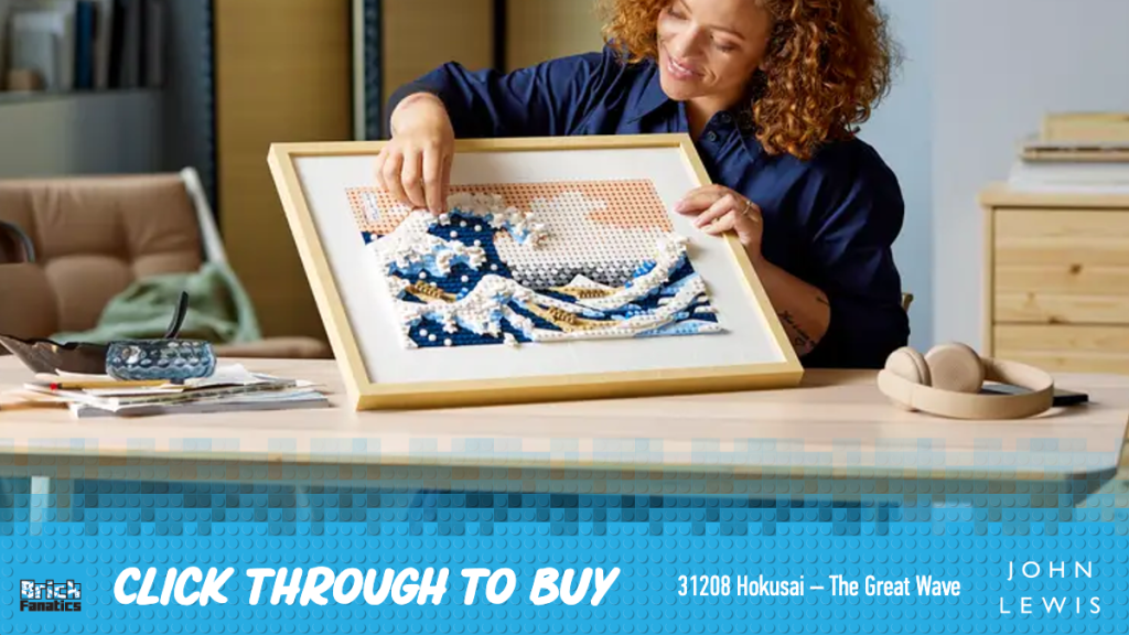 LEGO Art 31208 Hokusai &ndash; The Great Wave John Lewis 25 off CTA image 1024x576