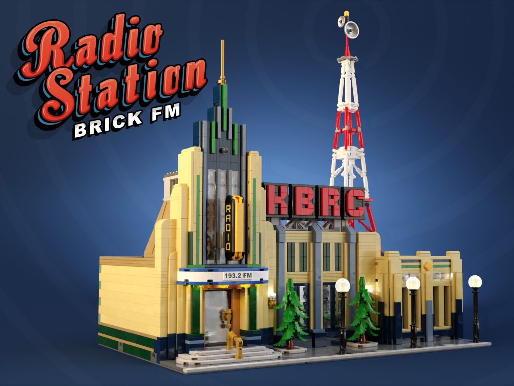 LEGO Bricklink designer program 5 brentwaller Radio Station Brick FM 1 1024x769