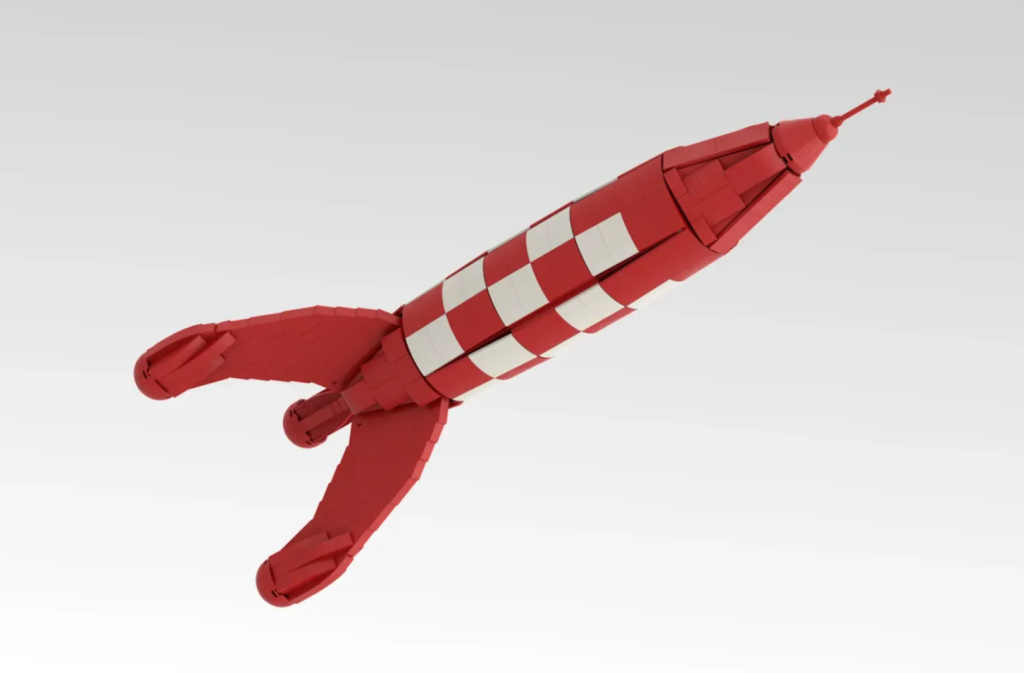 LEGO Ideas tintin space rocket 2 1024x673