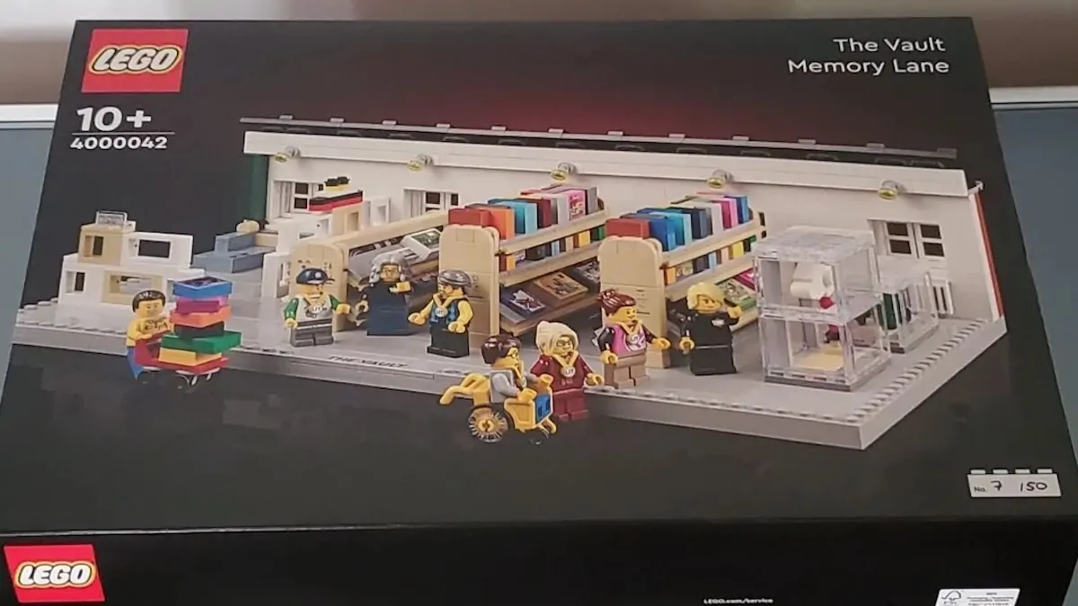First images of LEGO Inside Tour 2024 set The Vault Memory Lane