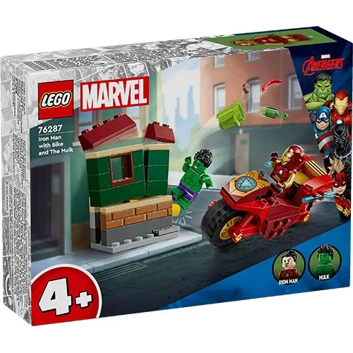 LEGO Marvel 76287 Iron Man with Bike and The Hulk revealed