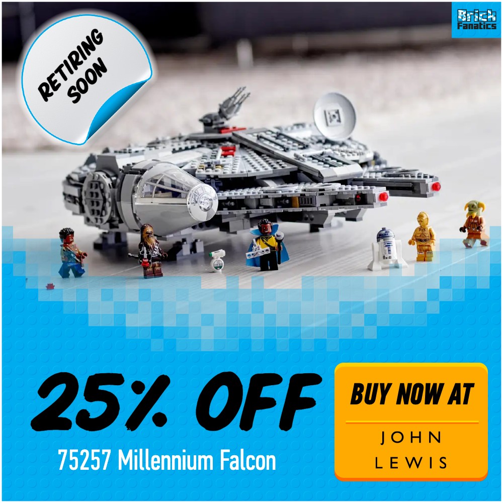 Every retiring LEGO set included in massive John Lewis sale