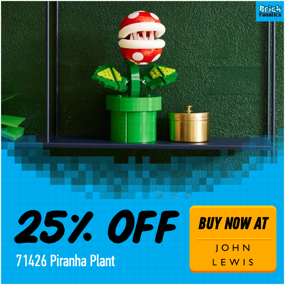 LEGO Super Mario 71426 Piranha Plant John Lewis 25 off deal card