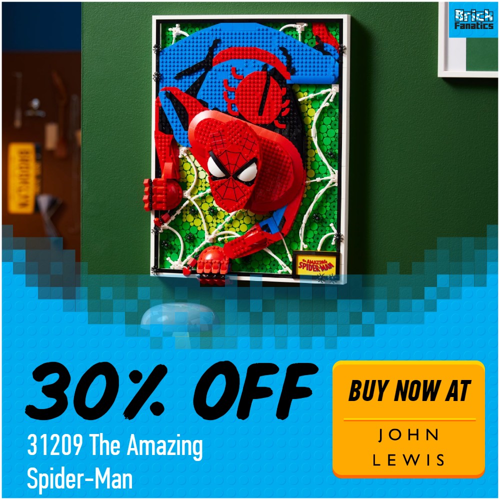 Lego Art 31209 The Amazing Spider-Man 30% rabattkort John Lewis