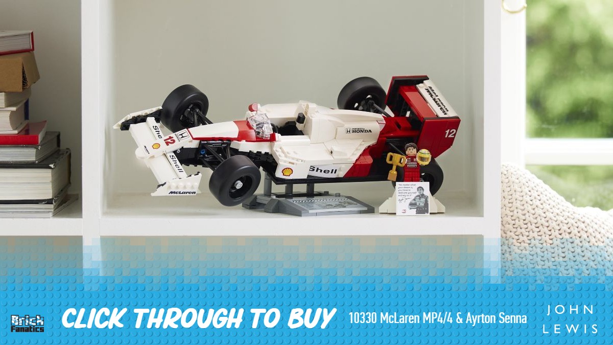 Price slashed on LEGO Icons Ayrton Senna McLaren set