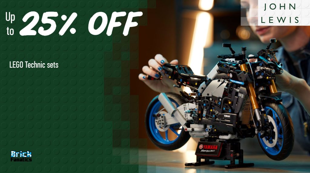 Každá sada LEGO Technic aktuálně zlevněná u Johna Lewise