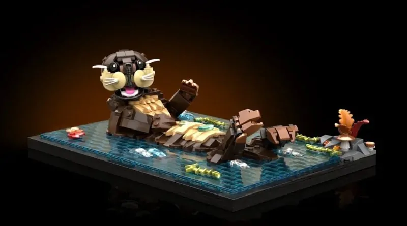 LEGO Sea Otter captures the hearts of 10,000 voters on LEGO Ideas