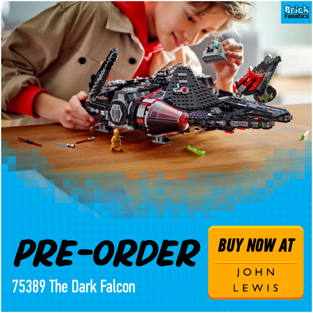 LEGO Star Wars 75389 The Dark Falcon John Lewis deal card