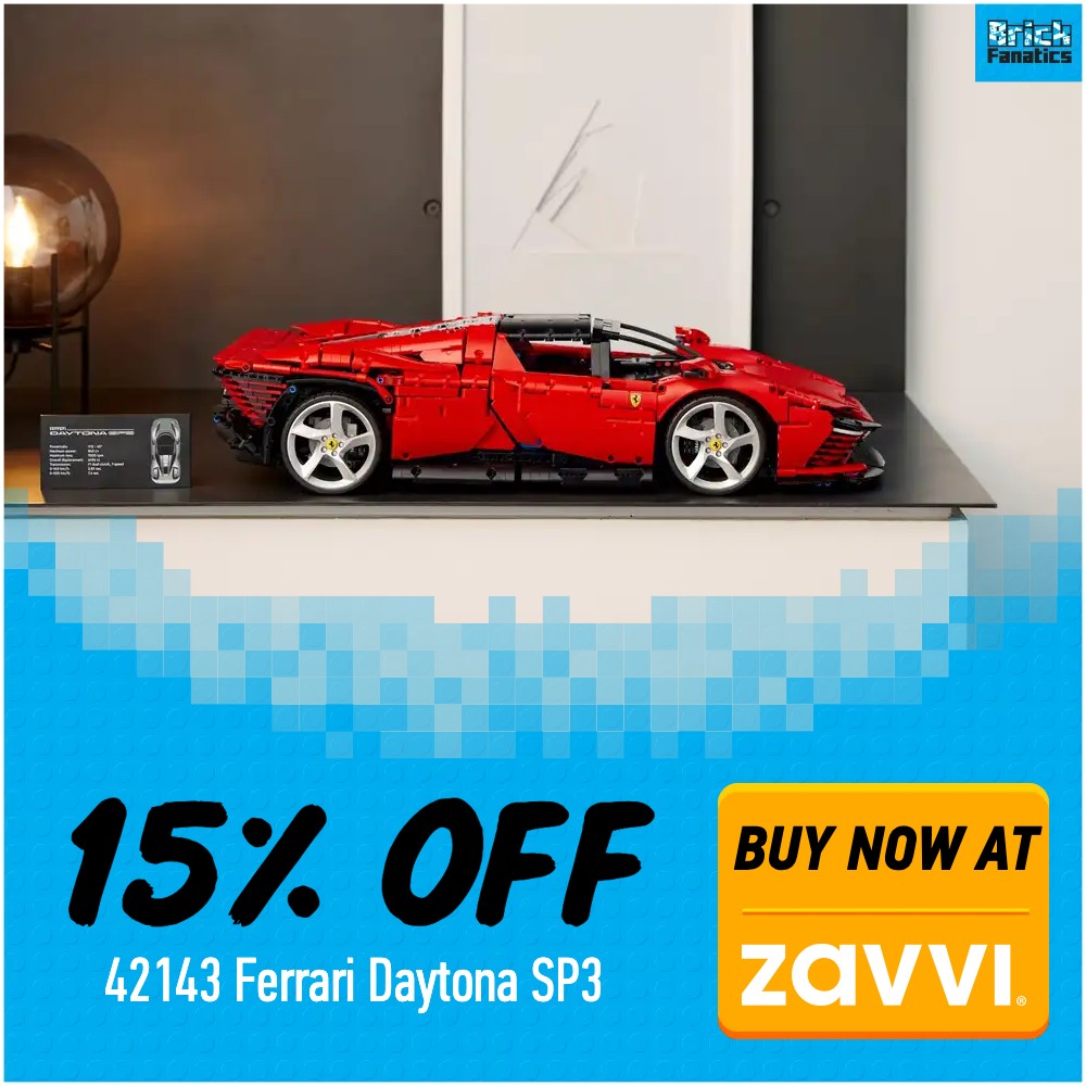 LEGO Technic 42143 Zavvi deal card