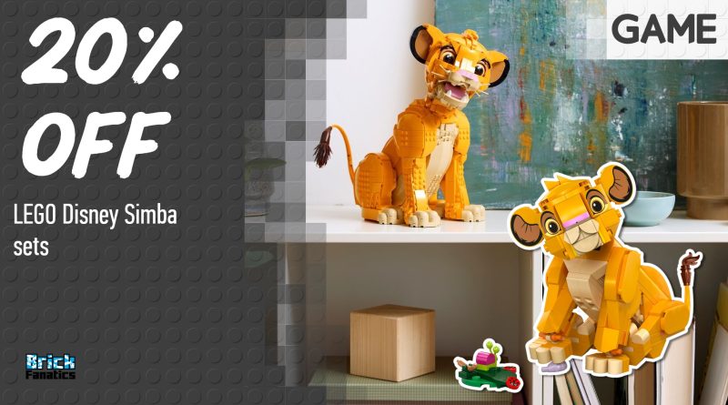 lego disney simba 43243 43247 game 20 off featured