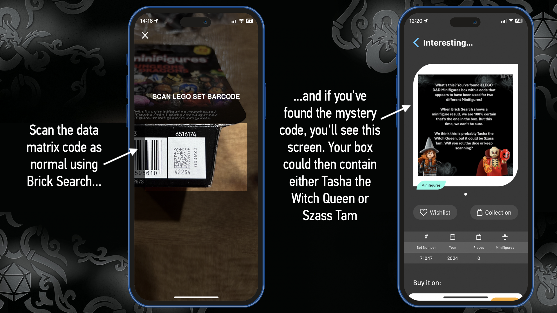 There's a mystery 13th LEGO D&D minifigure code