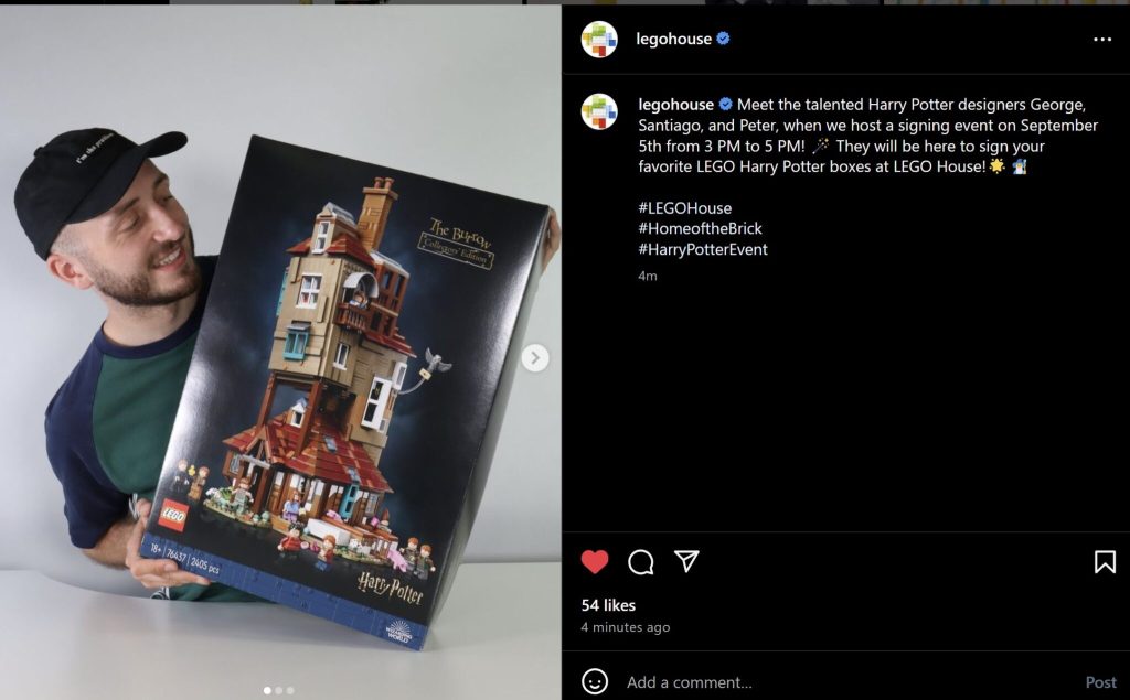 LEGO Harry Potter 76437 The Burrow Collectors Edition Instagram LEGO House 1024x635