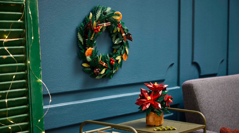 LEGO Icons Botanical Collection 10340 Wreath 10370 Poinsettia featured