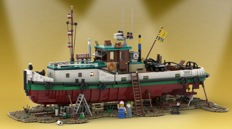 LEGO Ideas Bobs Old Tugboat featured