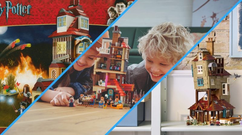 lego harry potter the burrow 4840 75980 76437 comparison