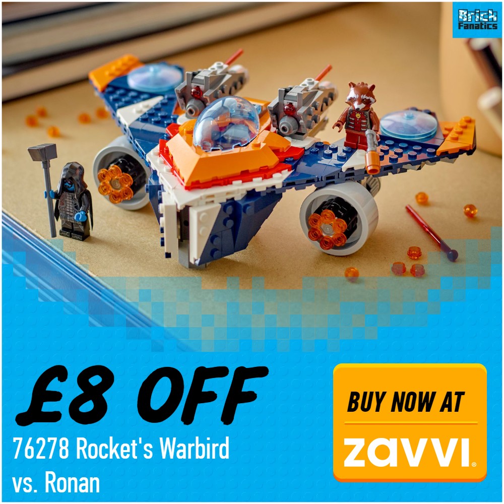 lego marvel 76278 rockets warbird vs ronan 8 off zavvi deal card