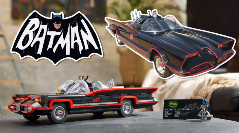 76328 Batman The Classic TV Series Batmobile compared to real vehicle featured image