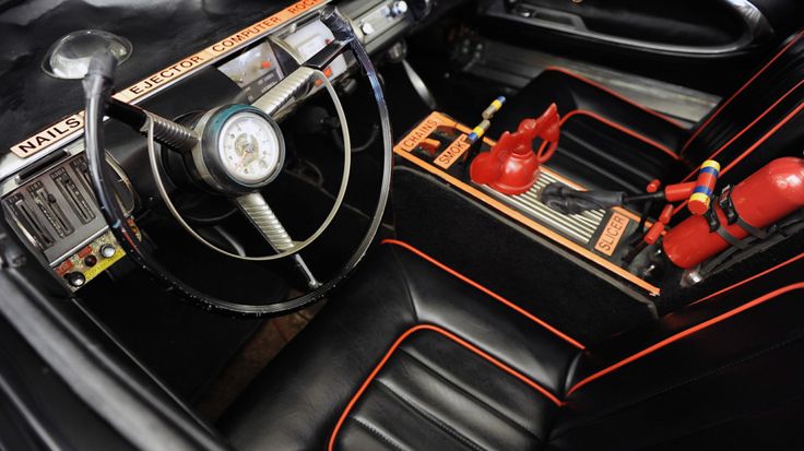 Batman TV show Batmobile dashboard