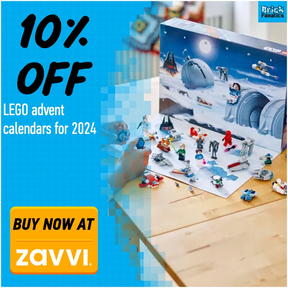 LEGO Advent Calendars Zavvi deal card