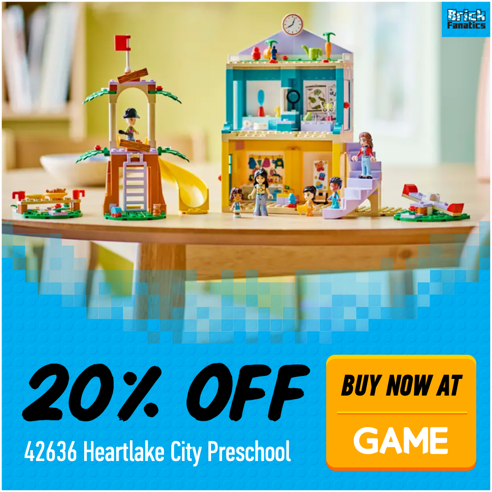 LEGO Friends 42636 Heartlake City Preschool GAME 20 off deal card