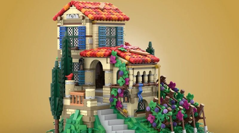 LEGO Ideas italian villa featured