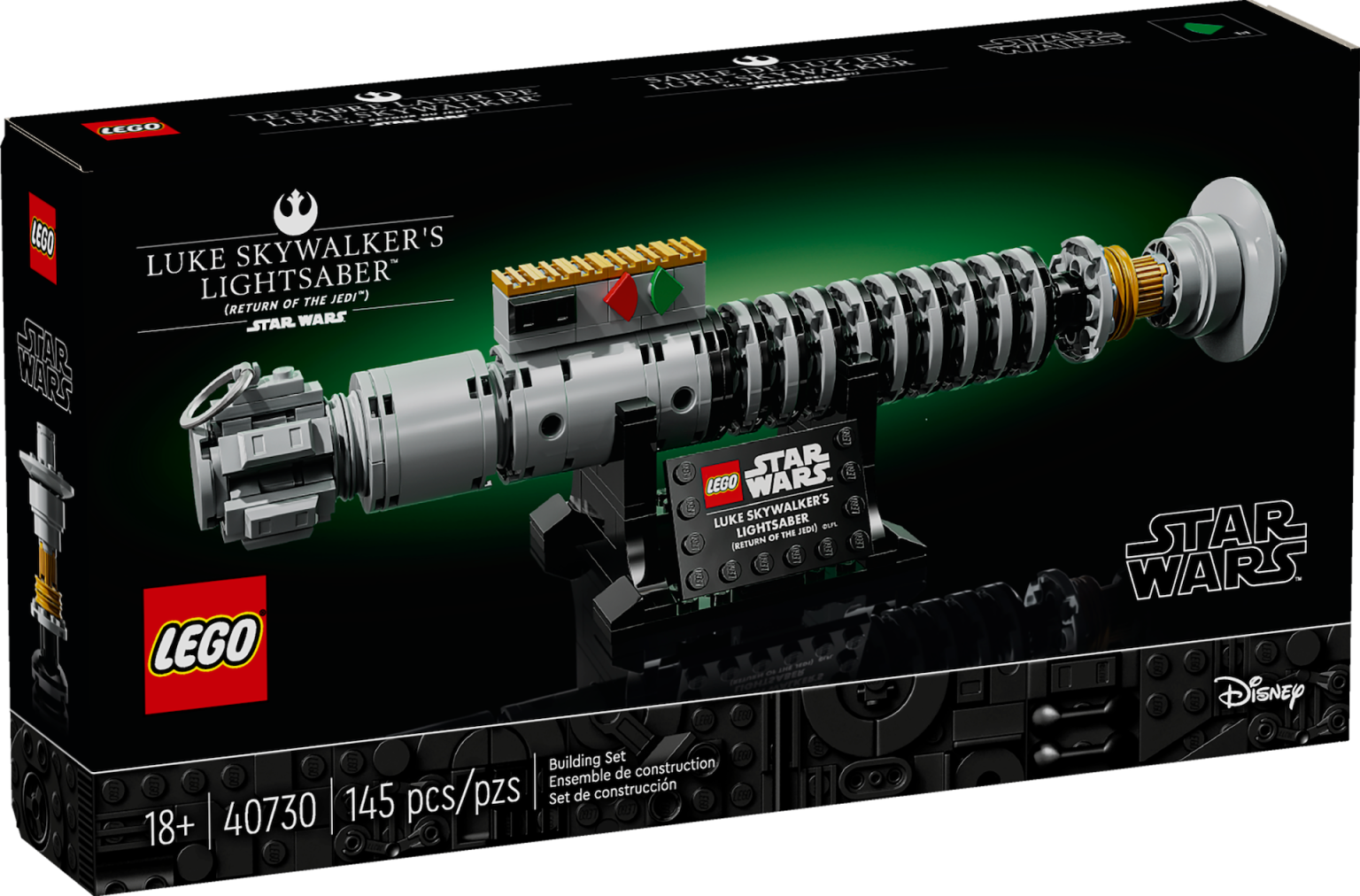 LEGO Star Wars 40730 Sabre de luz de Luke Skywalker revelado