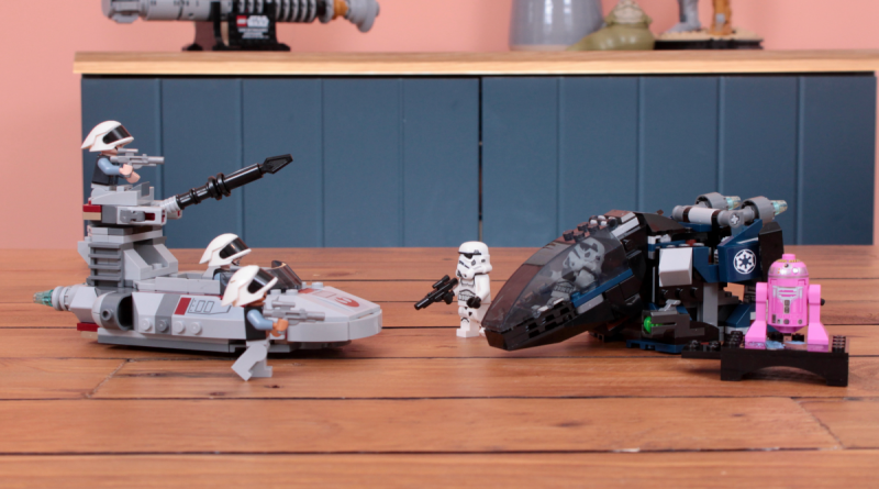 LEGO Star Wars 40755 Imperial Dropship vs. Rebel Scout Speeder review title