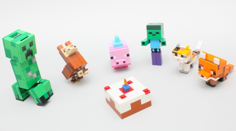 lego minecraft 21281 baby pigs birthday party review featured