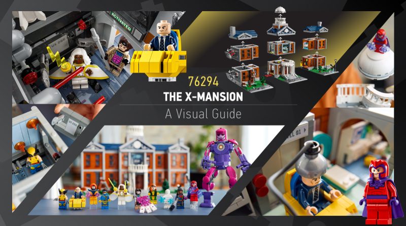 LEGO Marvel 76294 X-Men: The X-Mansion visual tour