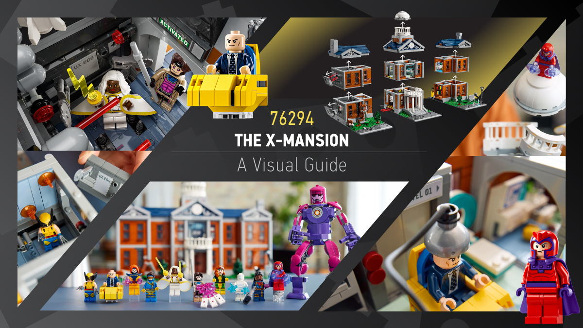 LEGO Marvel 76294 X-Men: The X-Mansion visual guide - Brick Fanatics