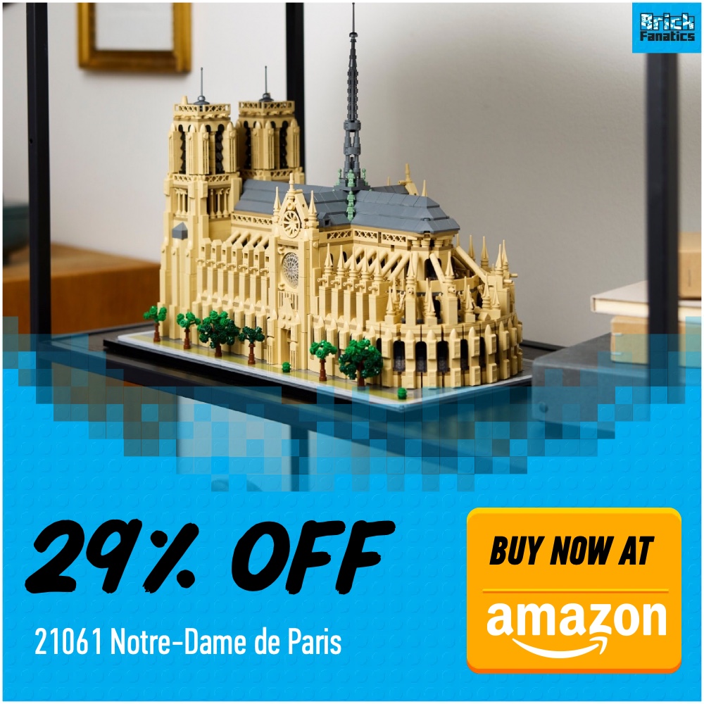 LEGO Architecture 21061 Notre Dame de Paris Amazon deal card