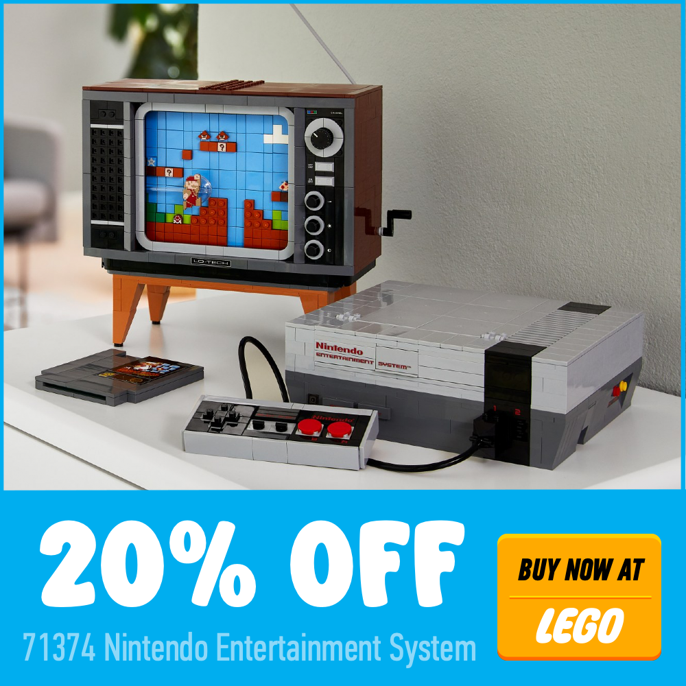 LEGO CTA DEAL SQUARE BLUE 71374 Nintendo Entertainment System