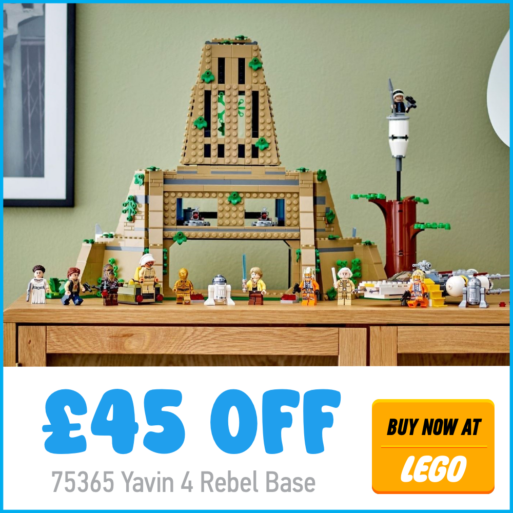 LEGO CTA DEAL SQUARE WHITE 75365 Yavin 4 Rebel Base