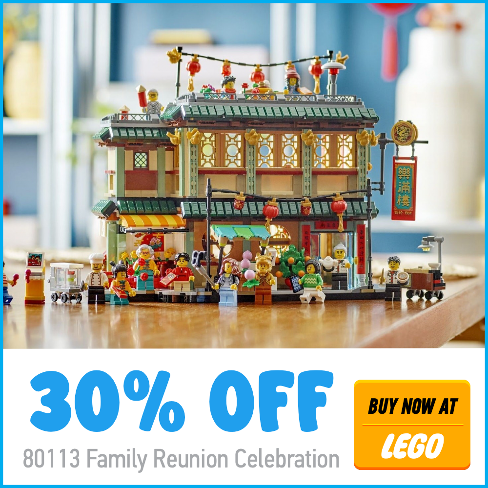 LEGO CTA DEAL SQUARE WHITE 80113 Family Reunion Celebration