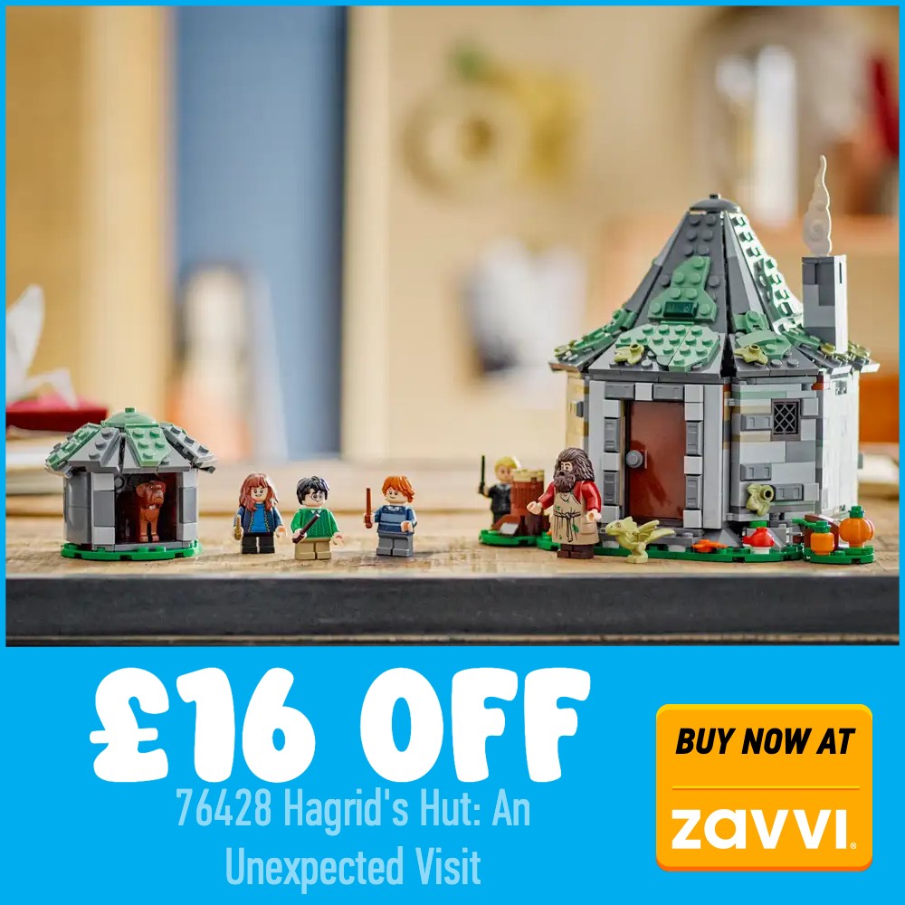 Cartão promocional LEGO Harry Potter 76428 Zavvi