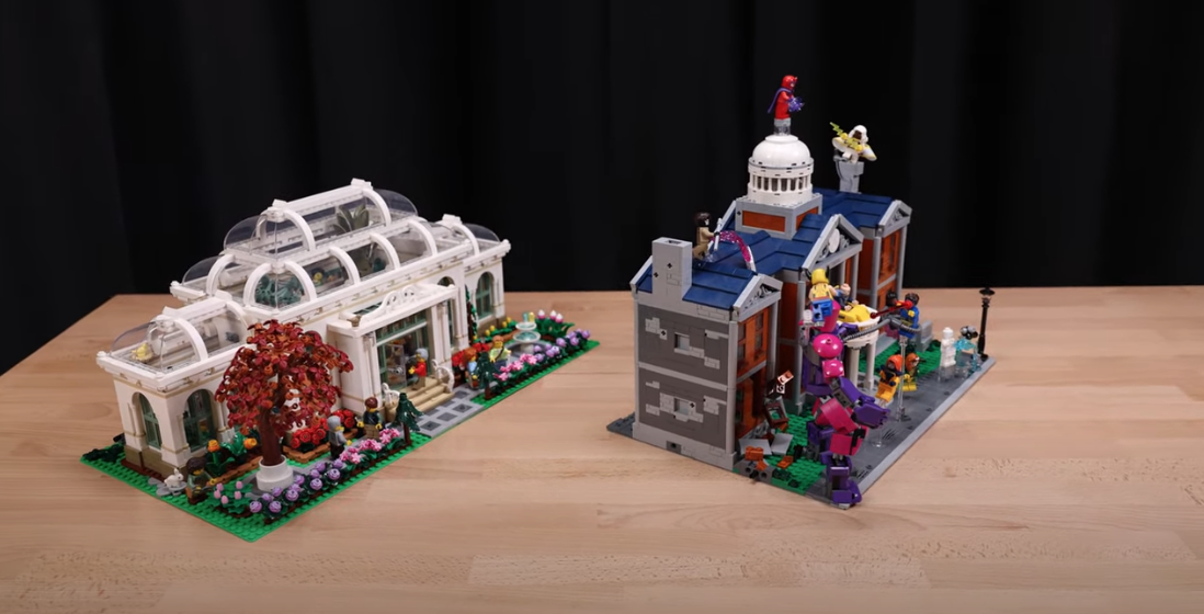 LEGO Ideas Botanical Garden pairs well with XMansion