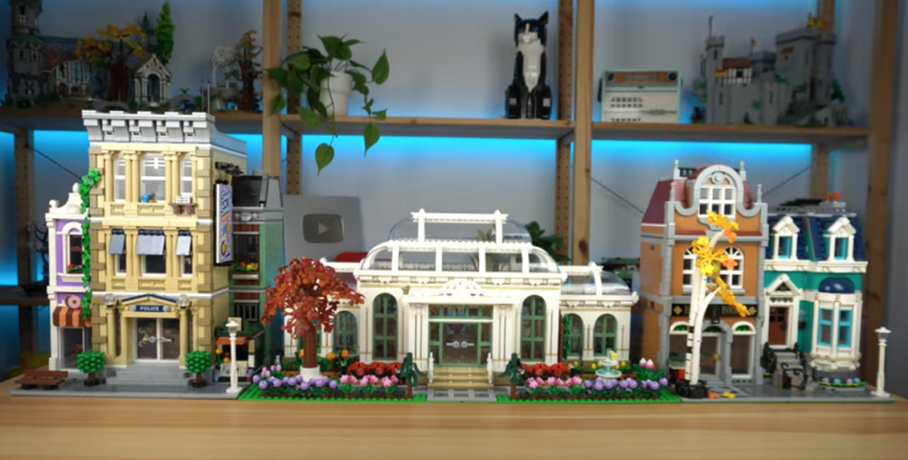 LEGO Ideas 41757 Botanical Garden 10278 Police Station 10270 Bookshop and 10326 Natural History Museum 1024x519