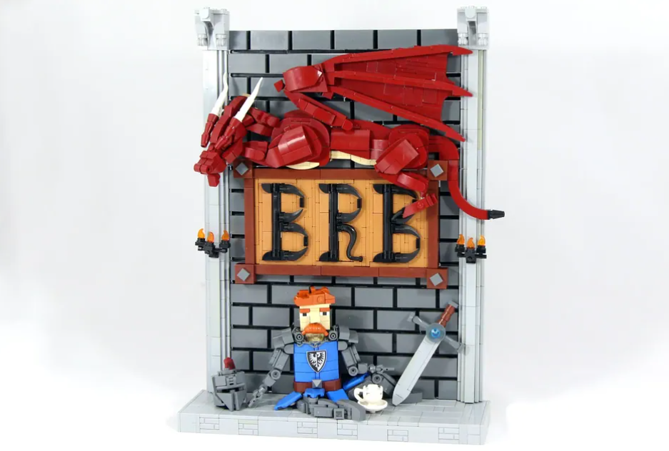 LEGO Ideas brb nap time bacher