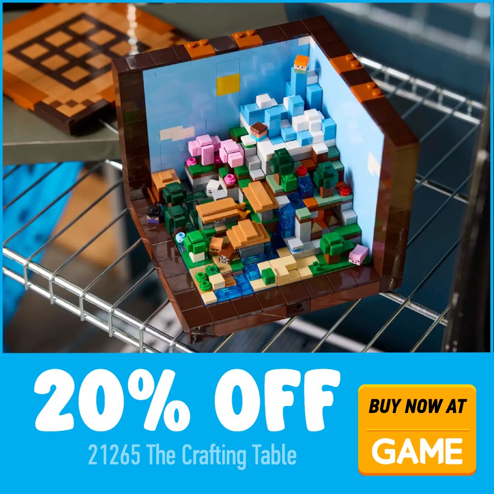 LEGO Minecraft 21265 GAME deal card