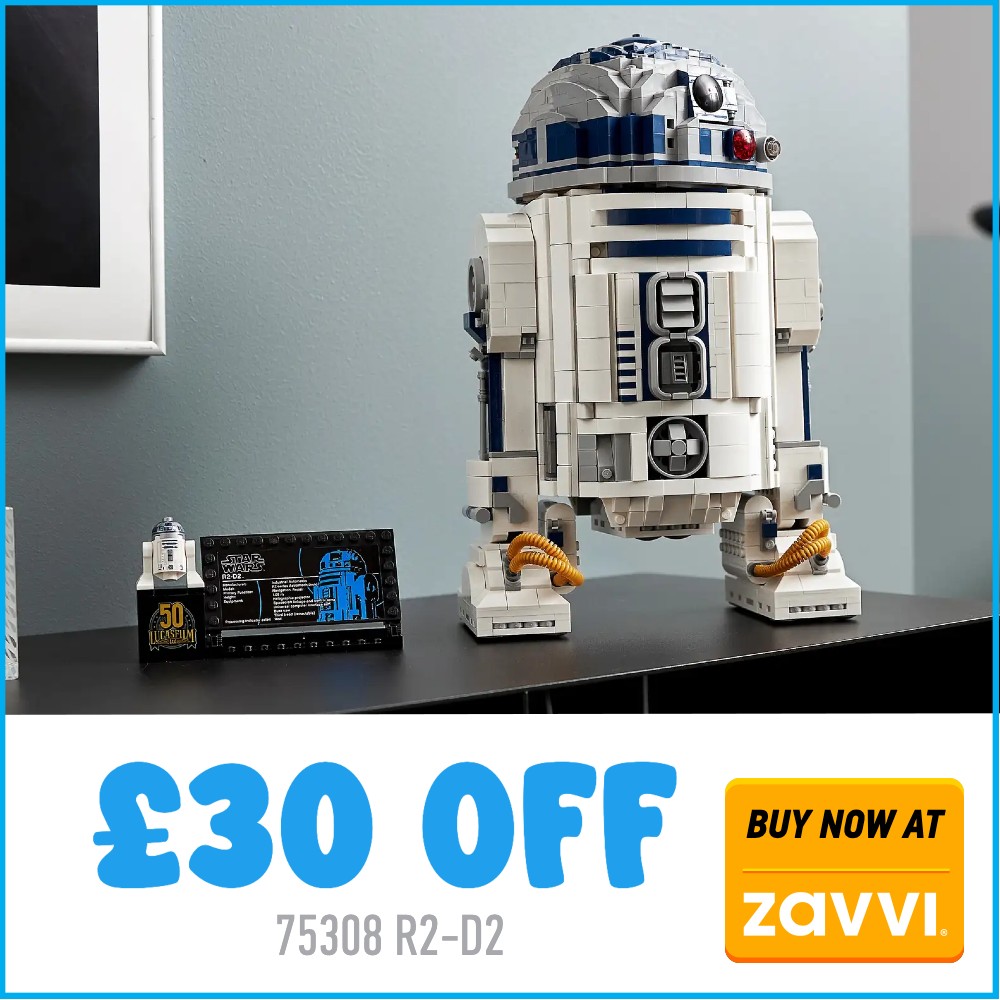 LEGO Star Wars 75308 Zavvi deal card