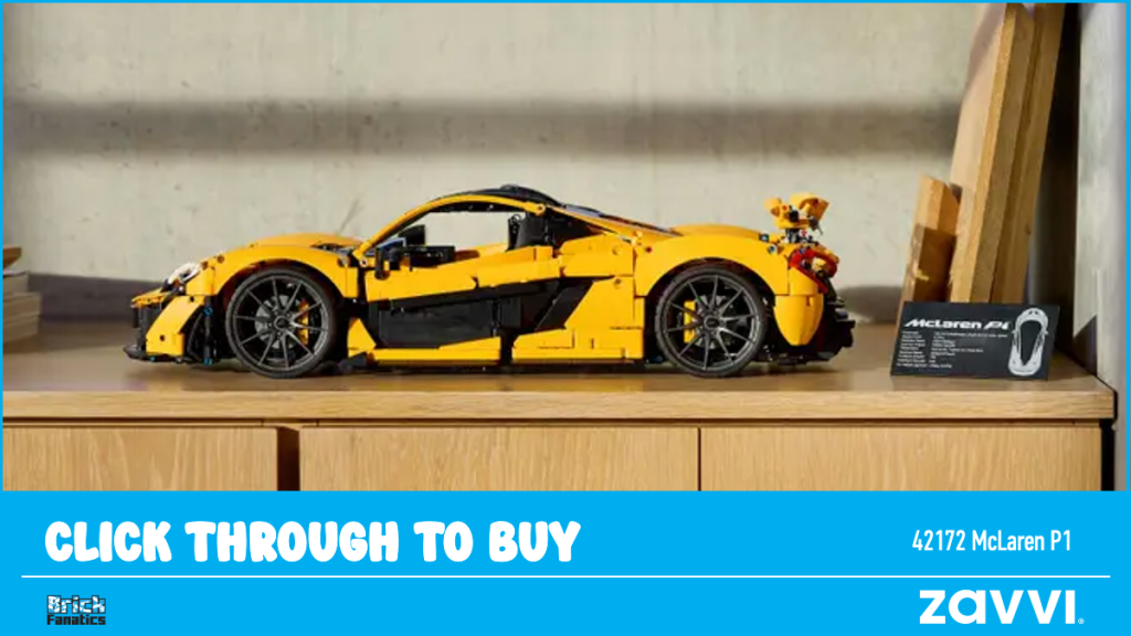 LEGO Technic 42172 McLaren P1 Zavvi 65 off CTA imagem 1024x576