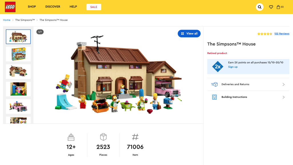 LEGO The Simpsons 71006 The Simpsons House retired product 1024x579