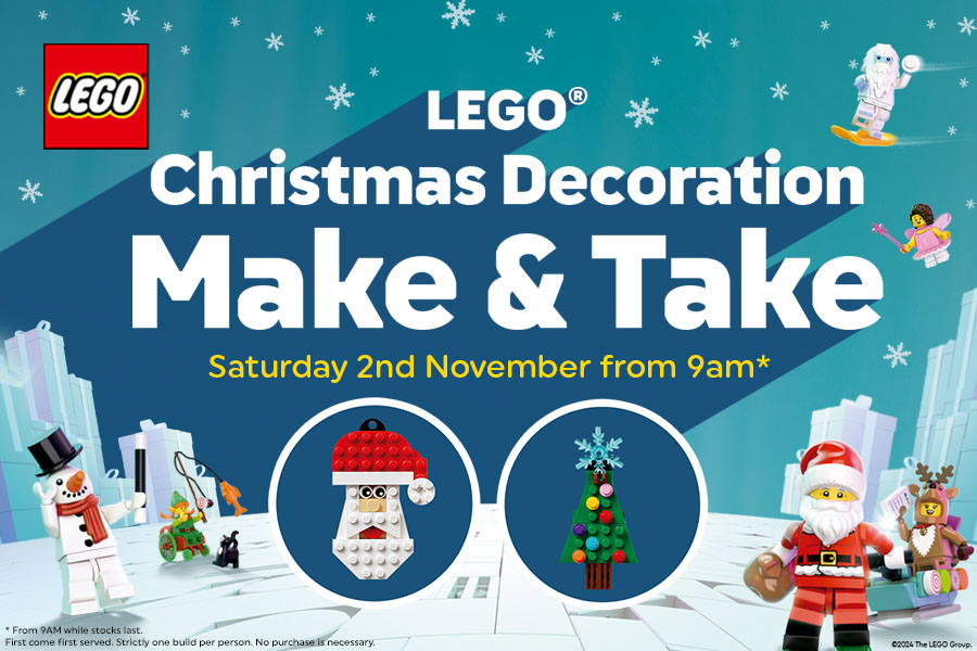 Smyths lego bauble event