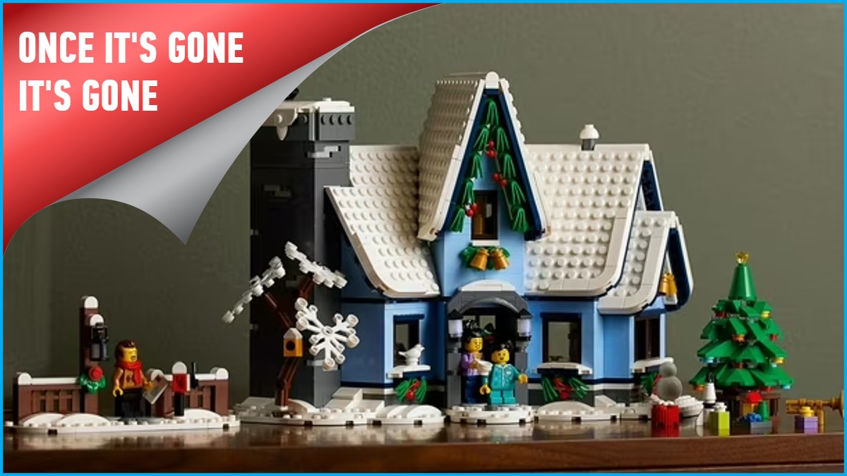 Last chance to pick up retired LEGO Winter Village Santa's Visit
