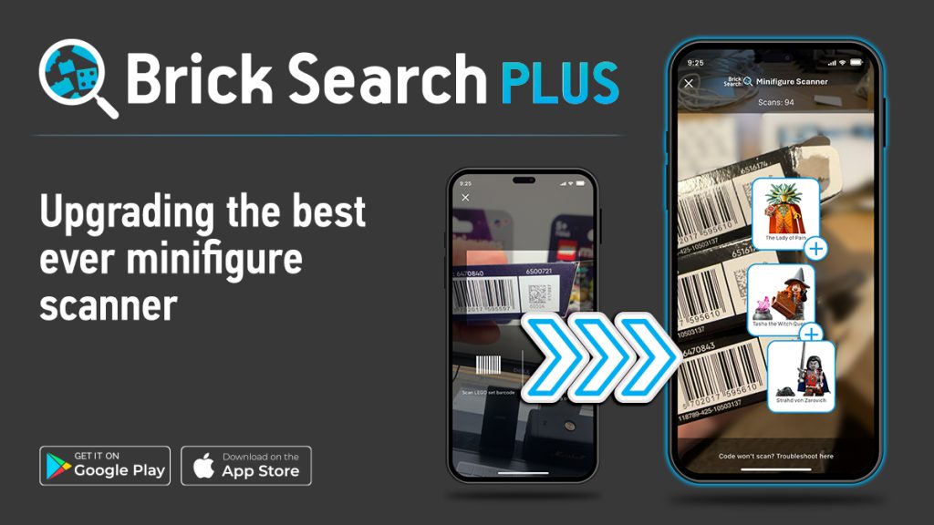 Brick Search upgrading the minifigure scanner