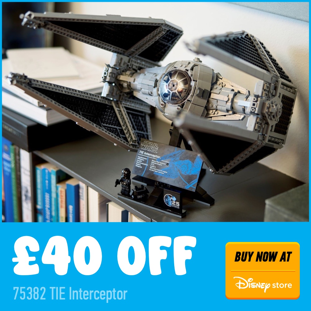DISNEY CTA DEAL SQUARE BLUE 75382 TIE Interceptor