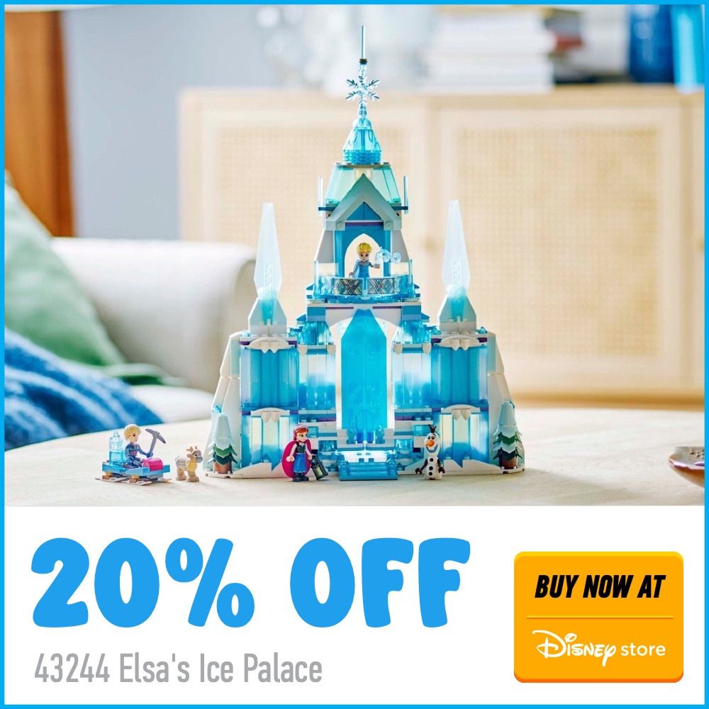 DISNEY CTA DEAL SQUARE WHITE 43244 Elsas Ice Palace