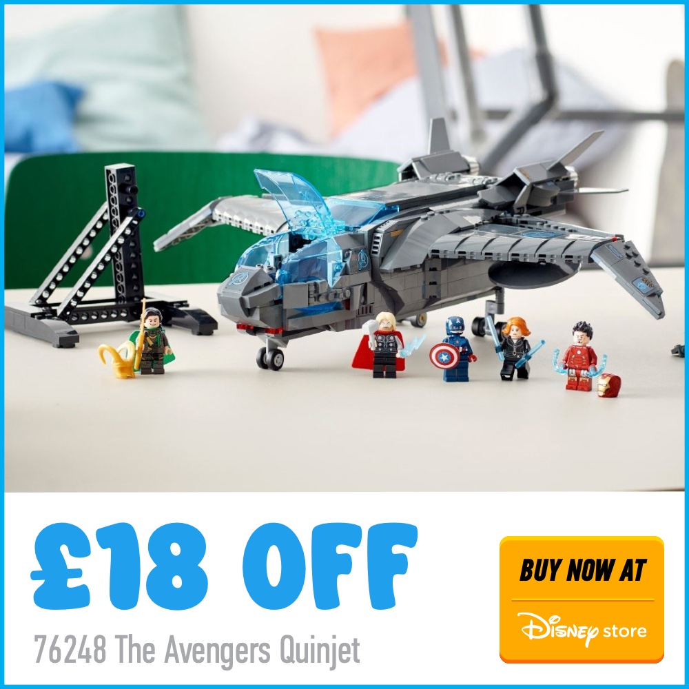 DISNEY CTA DEAL SQUARE WHITE 76248 The Avengers Quinjet
