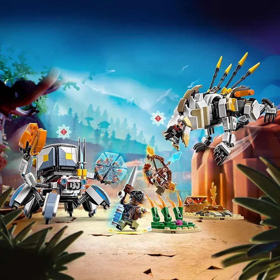 First images of LEGO Horizon Shell-Walker and Sawtooth 2025 set