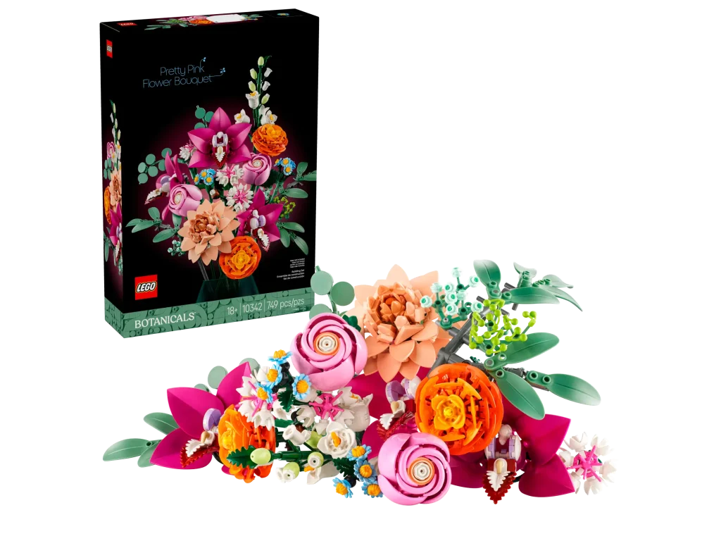 LEGO Botanicals 10342 Pen rosa blomsterbukett 1 1024x768